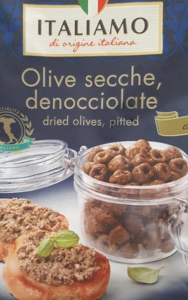 Olives vertes séchées