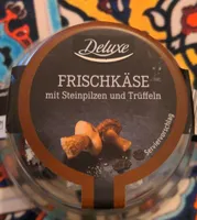 Frischkäse mit Steinplzen und Trüffeln