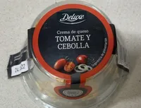 Crema de queso tomate y cebolla