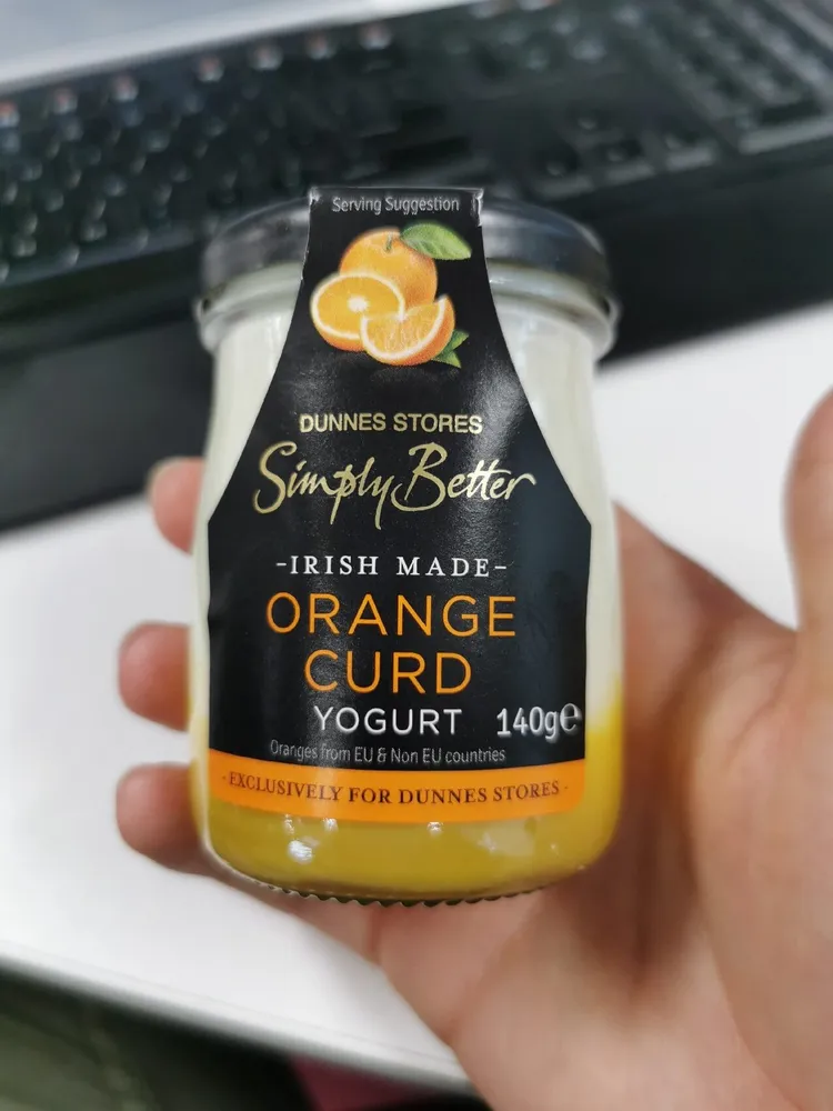 Orange Curd Yogurt