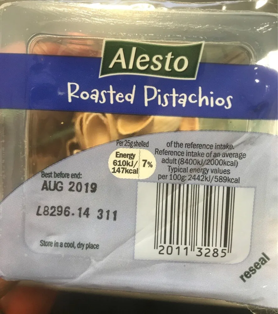 Roasted pistachios