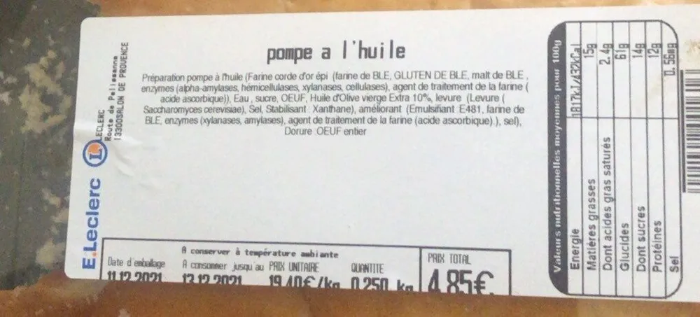 Pompe a huile