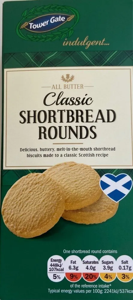 Classic Shortbread rounds