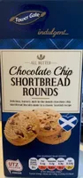 Chocolate Chip Shortbread Rounds
