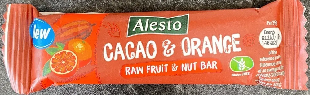 Cacao & Orange Raw Fruit & Nut Bar