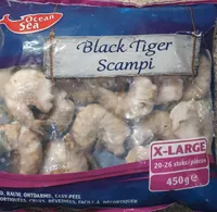 Black tiger scampi