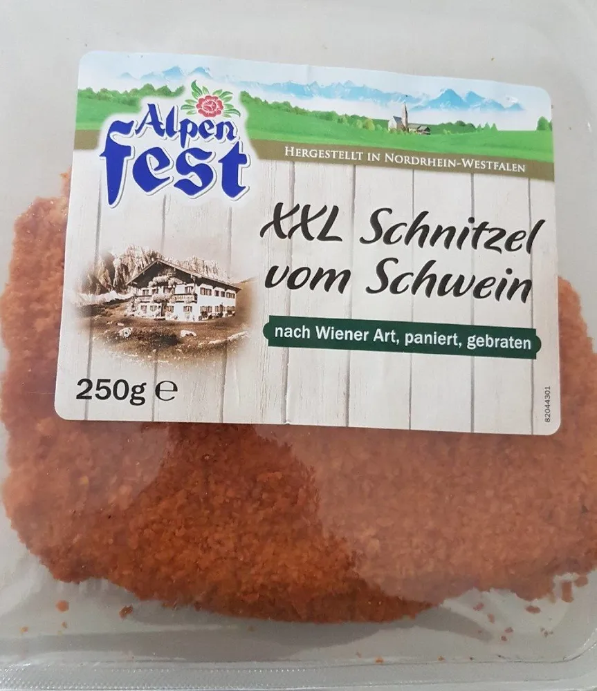 Xxl escalope de porc panée