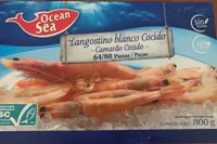 Langostino blanco cocido