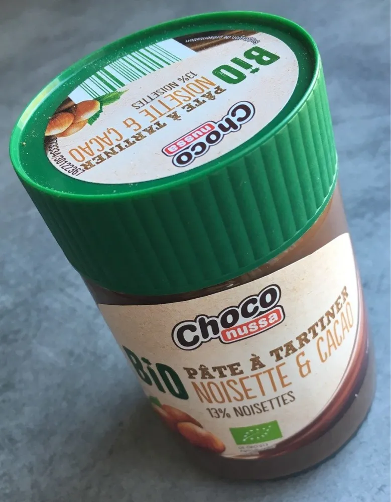 Pâte à tartiner noisette et cacao