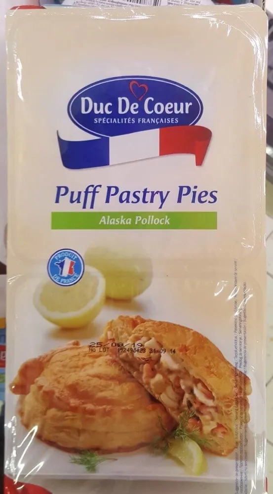 Alsaska Seelachsfilet In Blätterteig, Mit Garnelen...