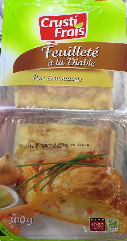 Feuilleté à la Diable Porc & Moutarde