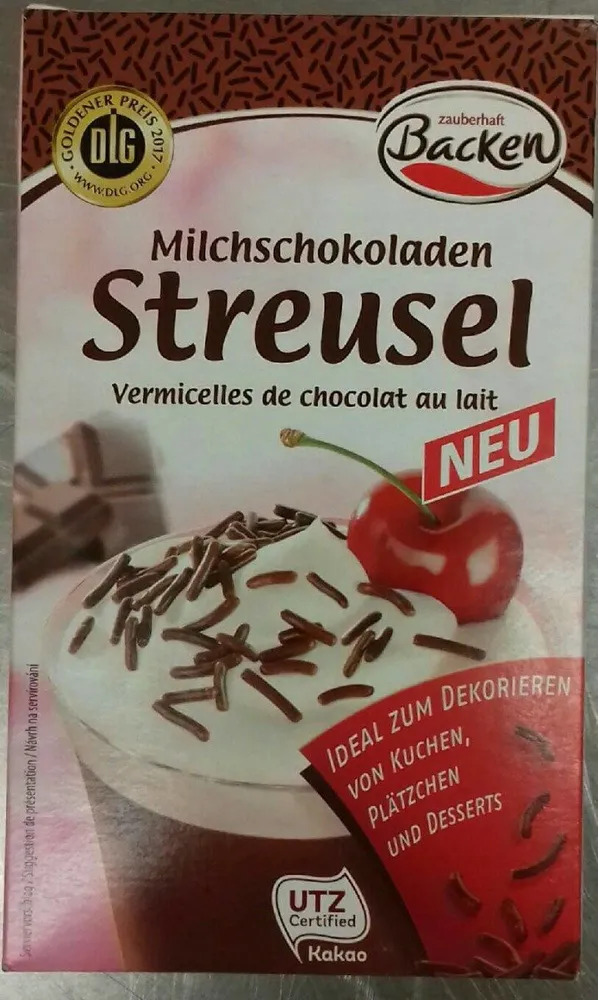 Milchschokoladensteusel