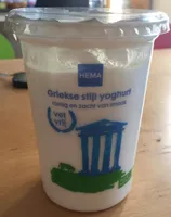 Griekse stijl yoghurt