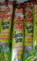 Saucisse sèche aux noisettes