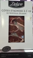 Côtes d'agneau à l'os de Nouvelle-Zélande surgelées