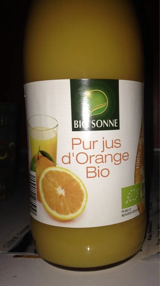 Jus d'orange Bio