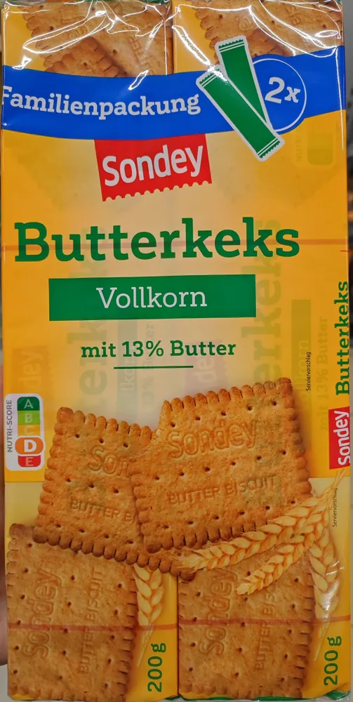 Butterkeks Vollkorn