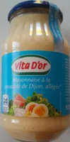 Mayonnaise à la moutarde de Dijon, allégée
