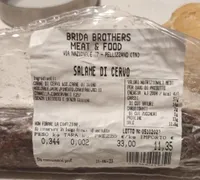 Salame di cervo