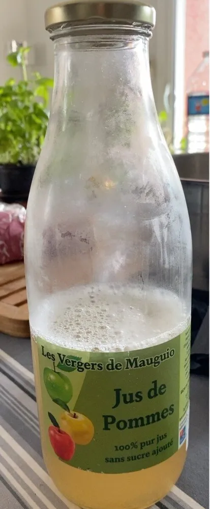 Jus de pommes les vergers de mauguio