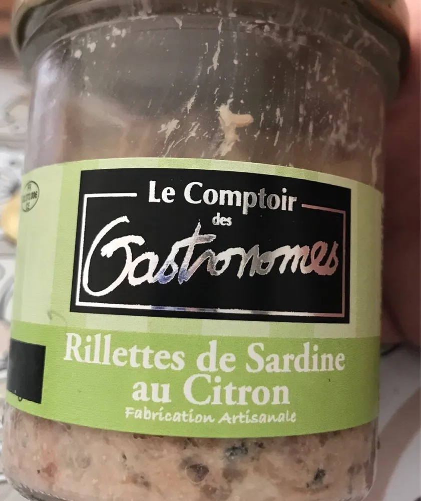 Rillettes de sardine au citron