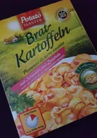 Bratkartoffel, mit Schinken und Zwiebel