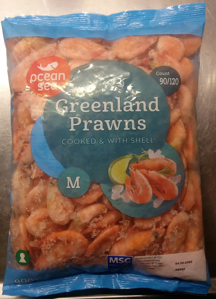 Ocean Sea Greenland Prawns