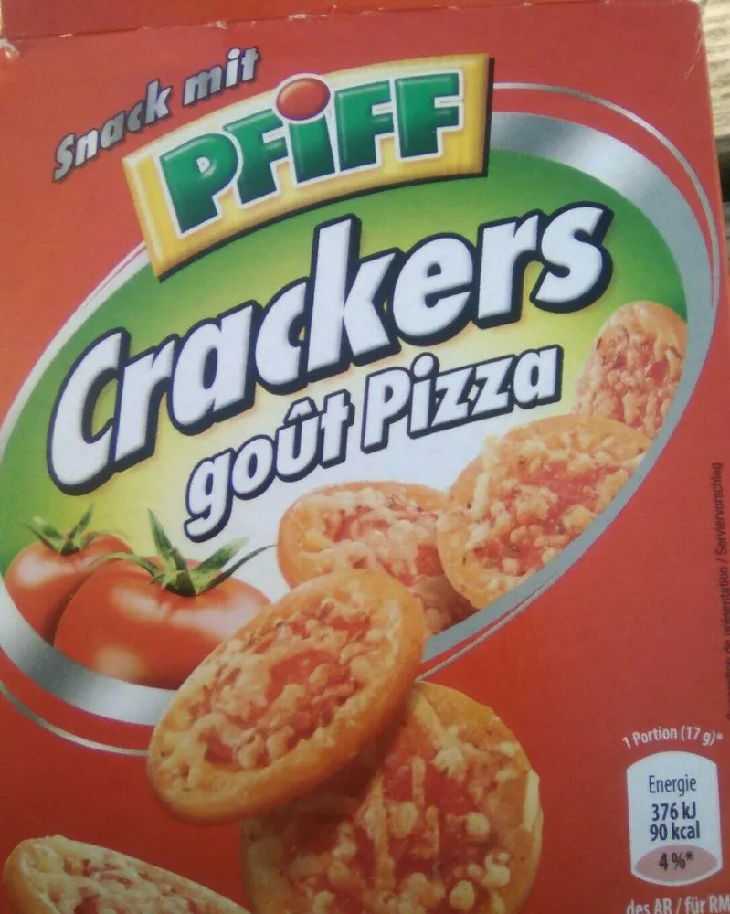 Crackers goût pizza