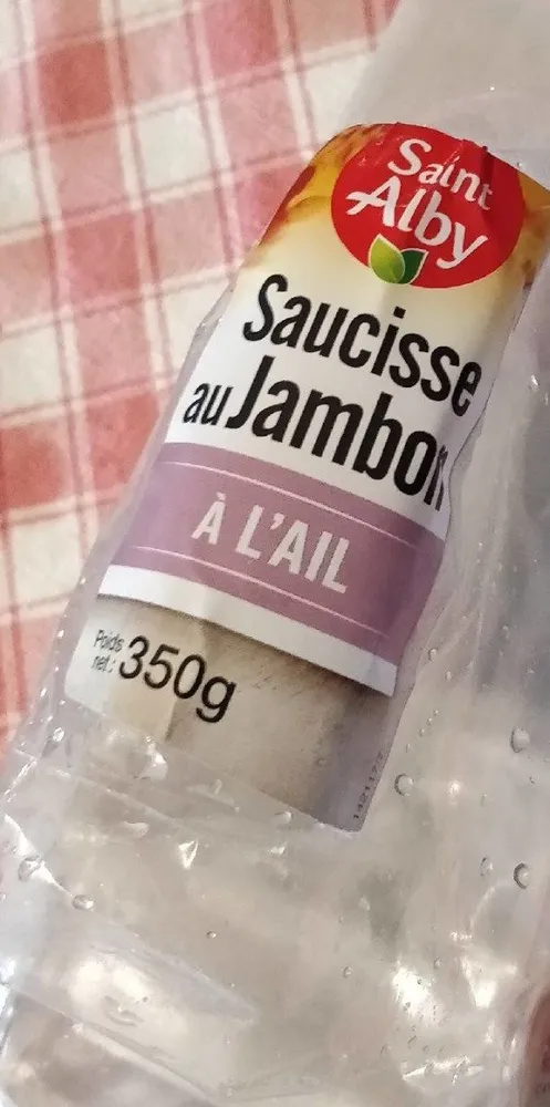 Saucisse au jambon a l'ail