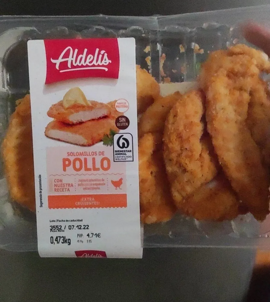 Solomillos de pollo