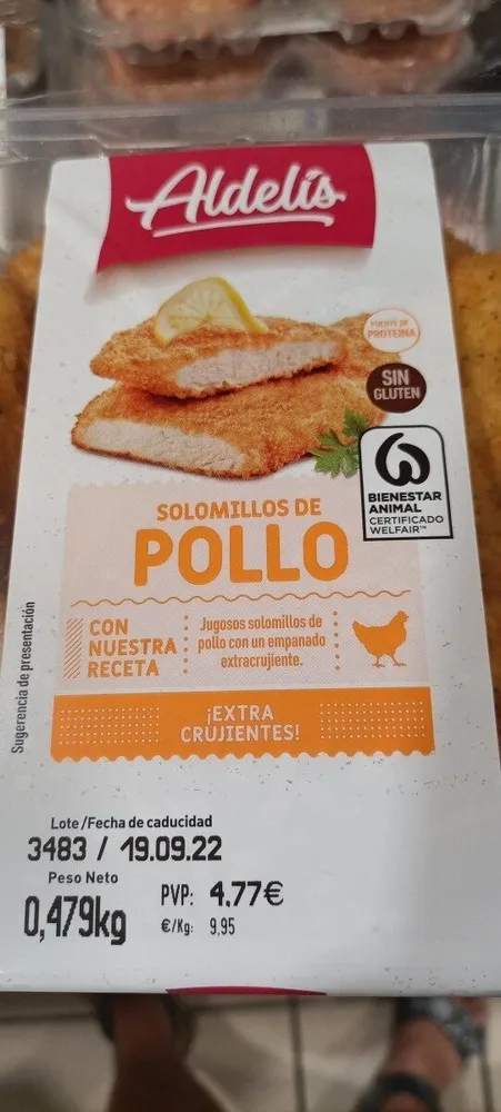Solomillos de pollo