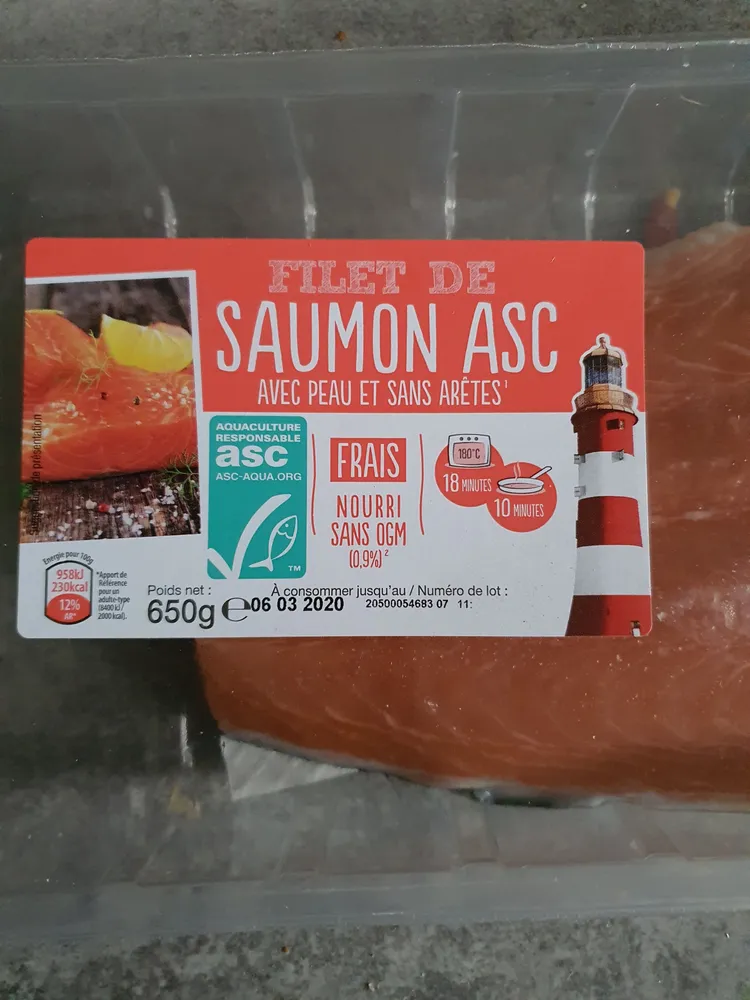 Filet de saumon
