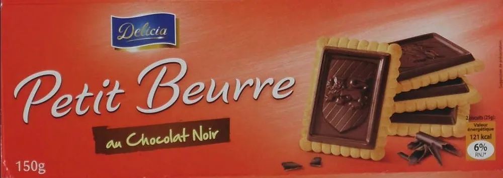 Petit Beurre au Chocolat Noir
