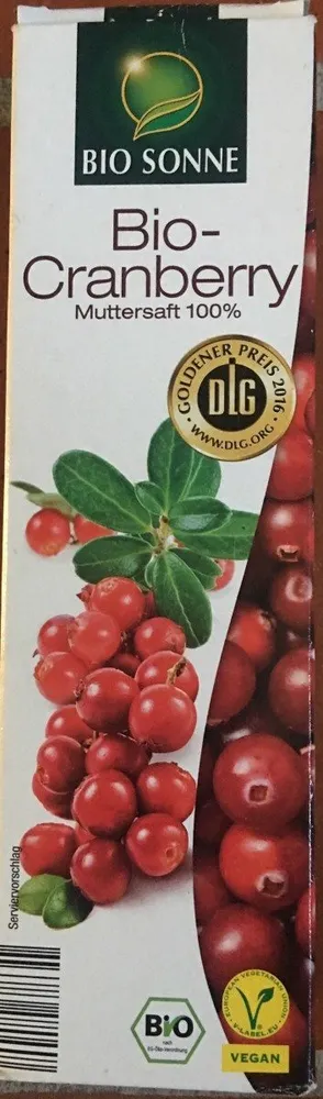 Bio  Cranberry Muttersaft 100%