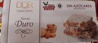 Turrón duro sin azúcares