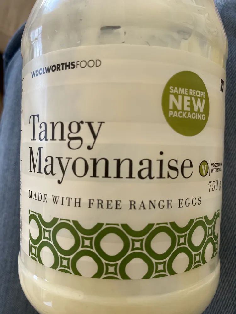 Tangy Mayonnaise made with free range eggs