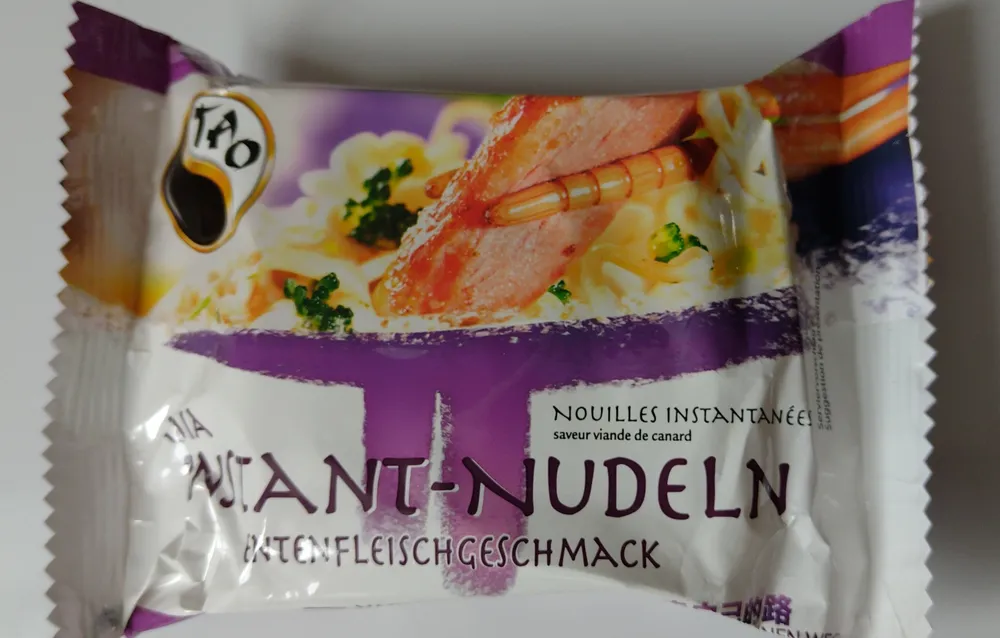 Asia Instant-Nudeln Entenfleischgeschmack