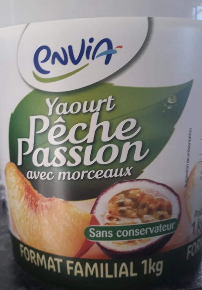 Yaourt Pêche Passion avec morceaux