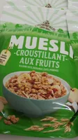 Muesli croustillant aux fruits