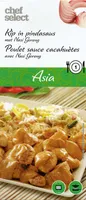 Kip in pindasaus met Nasi Goreng