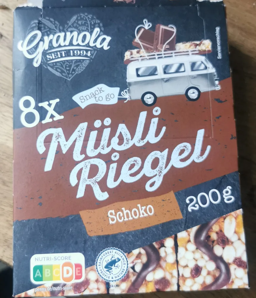 Müsli riegel Schoko