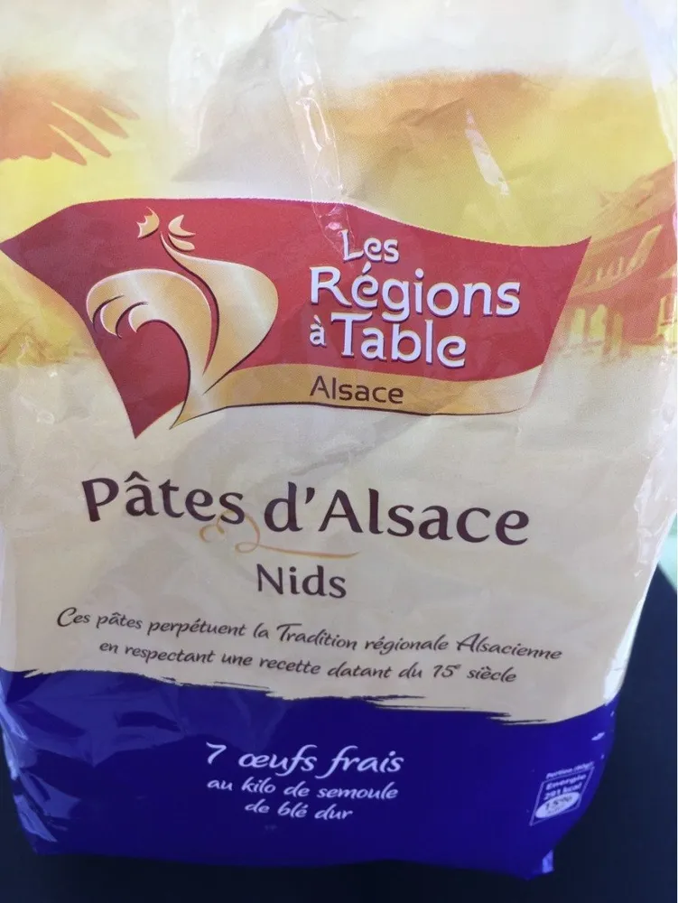Pâtes d'Alsace Nids