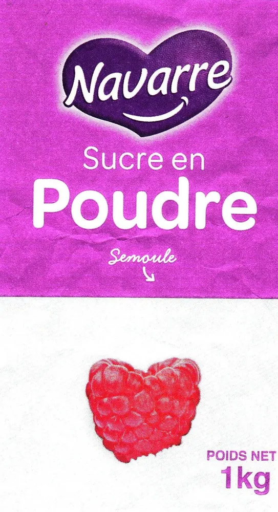 Sucre en poudre semoule