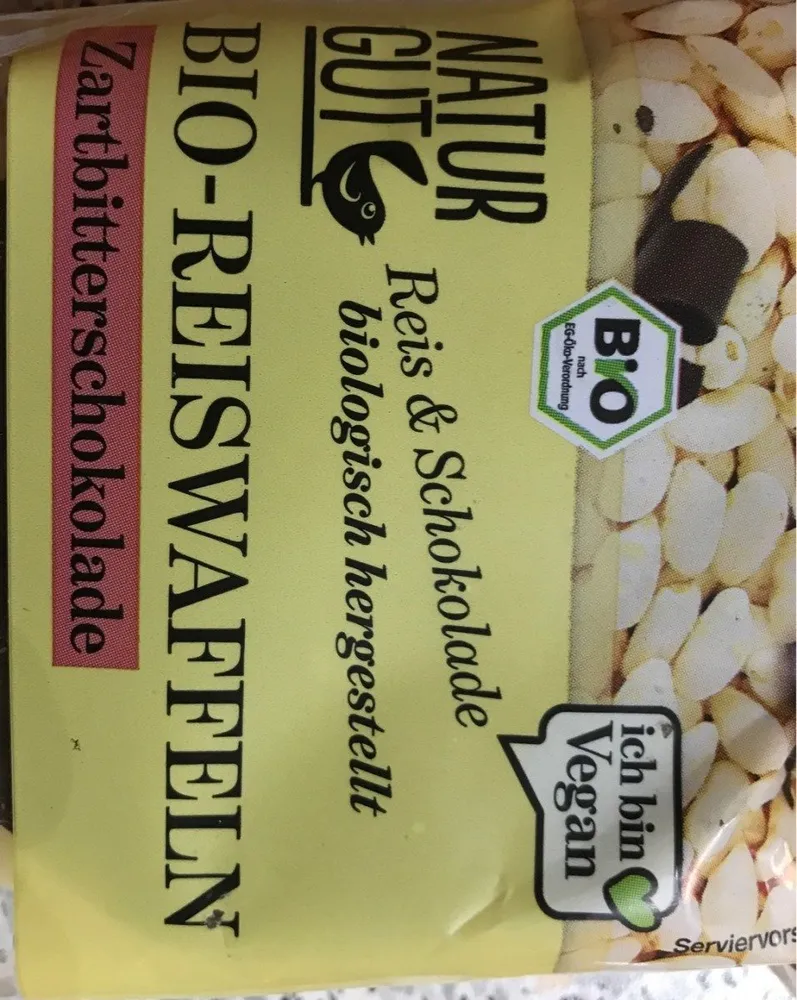 Naturgut Bio reiswaffeln Zartbitterschokolade