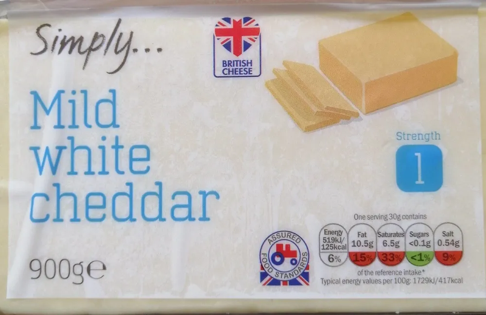 Mild white cheddar