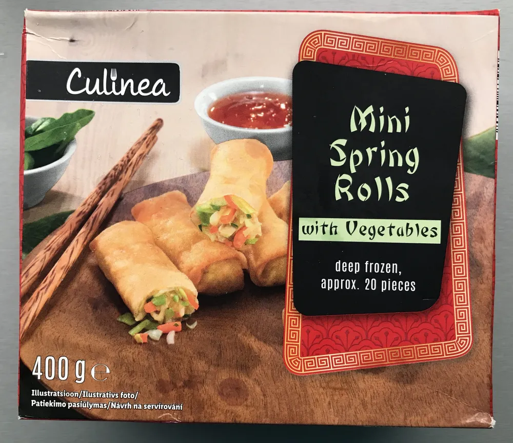 Mini rollitos/crepes de primavera