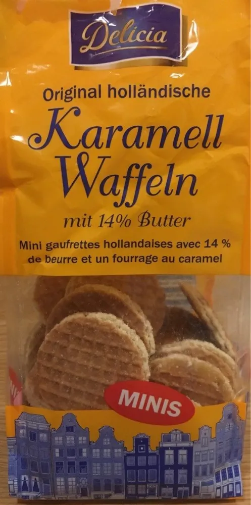 Original holländische Karamell Waffeln mit 14% Butter