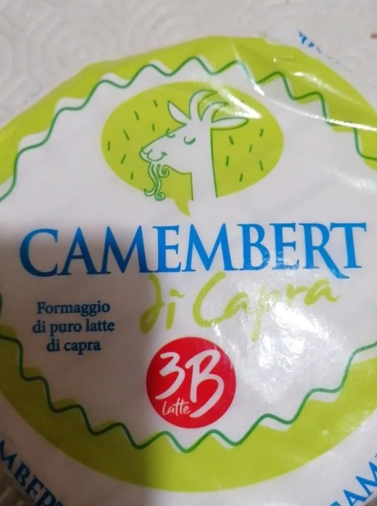 Camembert formaggio latte capra