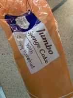 Bizcocho con crujiente de avellanas