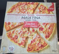 Pizza Masa Fina Jamón